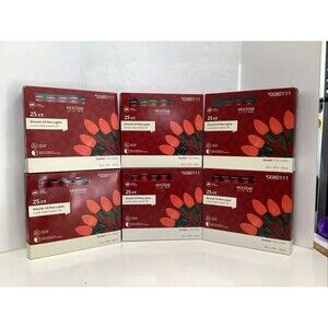 holiday living Christmas lights C9 red 25 ct. indoor/outdoor 150 lights